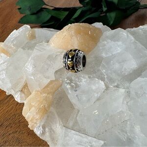 Brighton Marty Gold and Silver Stopper Bead Charm